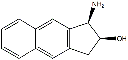 1H-Benz[f]inden-2-ol,1-amino-2,3-dihydro-,(1R,2S)-rel-(9CI) 结构式