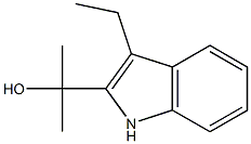 1H-Indole-2-methanol,3-ethyl-alpha,alpha-dimethyl-(9CI) 结构式