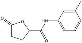 2-Furancarboxamide,tetrahydro-N-(3-methylphenyl)-5-oxo-(9CI) 结构式