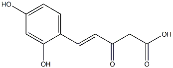 4-Pentenoicacid,5-(2,4-dihydroxyphenyl)-3-oxo-(4CI) 结构式