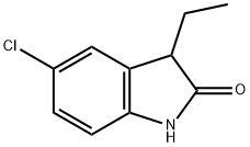 3-ETHYL-5-CHLORO-INDOLIN-2-ONE 结构式