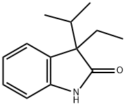 2H-Indol-2-one,3-ethyl-1,3-dihydro-3-(1-methylethyl)-(9CI) 结构式