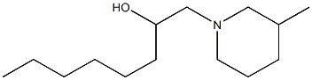 1-Piperidineethanol,alpha-hexyl-3-methyl-(9CI) 结构式