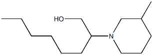1-Piperidineethanol,bta-hexyl-3-methyl-(9CI) 结构式
