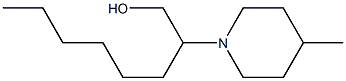 1-Piperidineethanol,bta-hexyl-4-methyl-(9CI) 结构式