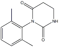 2,4(1H,3H)-Pyrimidinedione,3-(2,6-dimethylphenyl)dihydro-(9CI) 结构式