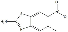 2-Benzothiazolamine,5-methyl-6-nitro-(9CI) 结构式