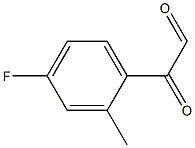 Benzeneacetaldehyde, 4-fluoro-2-methyl-α-oxo- 结构式