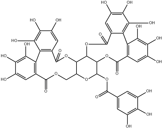 木麻黄鞣亭 结构式