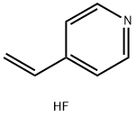 聚[4-乙烯基吡啶聚(氟化氢)] 结构式