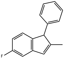 1H-Indene,5-fluoro-2-methyl-1-phenyl-(9CI) 结构式