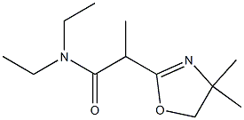 2-Oxazoleacetamide,N,N-diethyl-4,5-dihydro-alpha,4,4-trimethyl-(9CI) 结构式