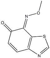 6,7-Benzothiazoledione,7-(O-methyloxime),(Z)-(9CI) 结构式