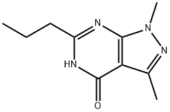 4H-Pyrazolo[3,4-d]pyrimidin-4-one,1,5-dihydro-1,3-dimethyl-6-propyl-(9CI) 结构式