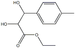 Benzenepropanoic acid, alpha,ba-dihydroxy-4-methyl-, ethyl ester (9CI) 结构式
