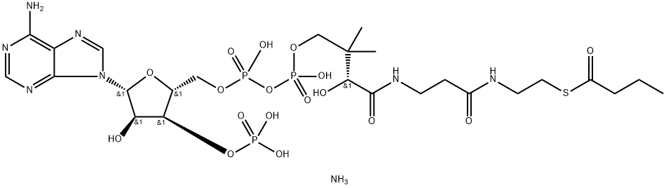 BUTANOYL COENZYME A (SODIUM SALT);04:0 COENZYME A 结构式