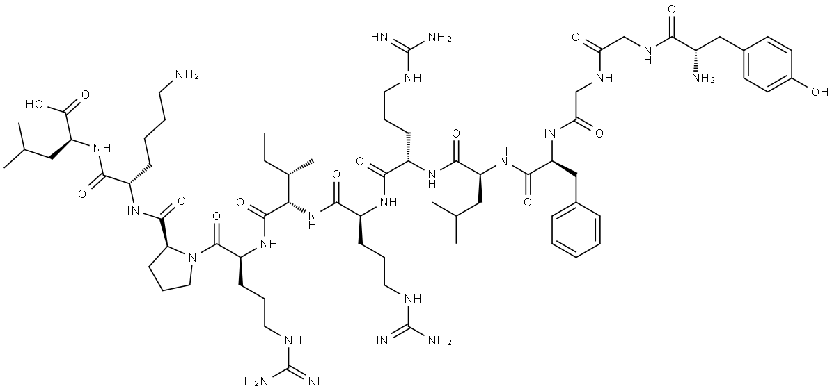 dynorphin (1-12) 结构式