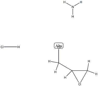 Oxirane, (chloromethyl)-, polymer with ammonia, hydrochloride 结构式