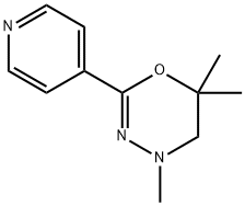 4H-1,3,4-Oxadiazine,5,6-dihydro-4,6,6-trimethyl-2-(4-pyridyl)-(8CI) 结构式