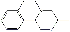 [1,4]Oxazino[3,4-a]isoquinoline,1,3,4,6,7,11b-hexahydro-3-methyl-(8CI) 结构式