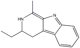 3H-Pyrido[3,4-b]indole,3-ethyl-4,9-dihydro-1-methyl-(8CI) 结构式