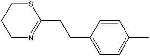 4H-1,3-Thiazine,5,6-dihydro-2-(p-methylphenethyl)-(8CI) 结构式