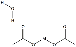 Basisches aluminium-acetat 结构式