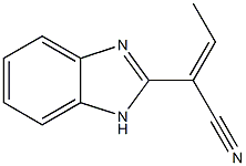 1H-Benzimidazole-2-acetonitrile,alpha-ethylidene-(9CI) 结构式