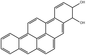 3,4-dihydro-3,4-dihydroxybenzo(a,i)pyrene 结构式