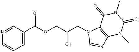 dyphylline nicotinate 结构式