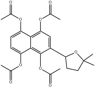 cycloalkannin leucoacetate 结构式