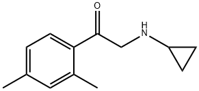Acetophenone, 2-(cyclopropylamino)-2,4-dimethyl- (8CI) 结构式