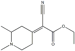 delta4,alpha-Piperidineacetic acid, alpha-cyano-1,2-dimethyl-, ethyl ester (8CI) 结构式