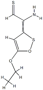 3H-1,2-Oxathiole-delta3,alpha-acetaldehyde,alpha-amino-5-ethoxythio-(8CI) 结构式