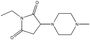 1-Piperazinesuccinimide,N-ethyl-4-methyl-(8CI) 结构式