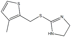 2-Imidazoline,2-[(3-methyl-2-thenyl)thio]-(8CI) 结构式