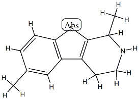 [1]Benzothieno[2,3-c]pyridine,1,2,3,4-tetrahydro-1,6-dimethyl-(8CI) 结构式