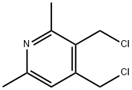 Pyridine,3,4-bis(chloromethyl)-2,6-dimethyl-(8CI) 结构式