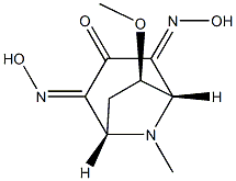 1alphaH,5alphaH-Tropanetrione,6bta-methoxy-,2,4-dioxime(8CI) 结构式