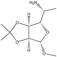 Talofuranoside, methyl 5-amino-5,6-dideoxy-2,3-O-isopropylidene-, alpha-D- (8CI) 结构式