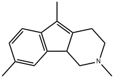 1H-Indeno[1,2-c]pyridine,2,3,4,9b-tetrahydro-2,5,8-trimethyl-(8CI) 结构式