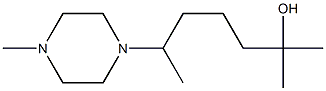 1-Piperazinepentanol,alpha,alpha,4-tetramethyl-(8CI) 结构式