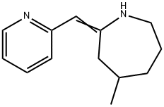 1H-Azepine,hexahydro-4-methyl-2-(2-pyridylmethylene)-(8CI) 结构式