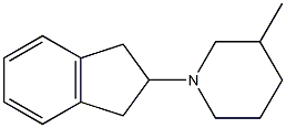 3-Pipecoline,1-(2-indanyl)-(8CI) 结构式