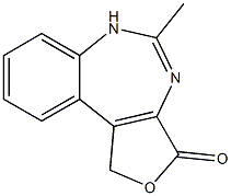 3H-Furo[3,4-d][1,3]benzodiazepin-3-one,1,4-dihydro-5-methyl-(8CI) 结构式