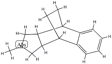 4,9-Ethanobenz[f]isoindoline,3aalpha,4alpha,9alpha,9aalpha-tetrahydro-2-methyl-(8CI) 结构式