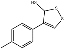 3H-1,2-Dithiole-3-thiol,4-p-tolyl-(8CI) 结构式