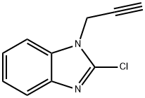 1H-Benzimidazole,2-chloro-1-(2-propynyl)-(9CI) 结构式