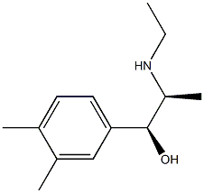 Benzyl alcohol, alpha-[1-(ethylamino)ethyl]-3,4-dimethyl-, threo- (8CI) 结构式