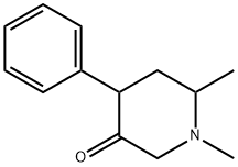 3-Piperidone,1,6-dimethyl-4-phenyl-(8CI) 结构式